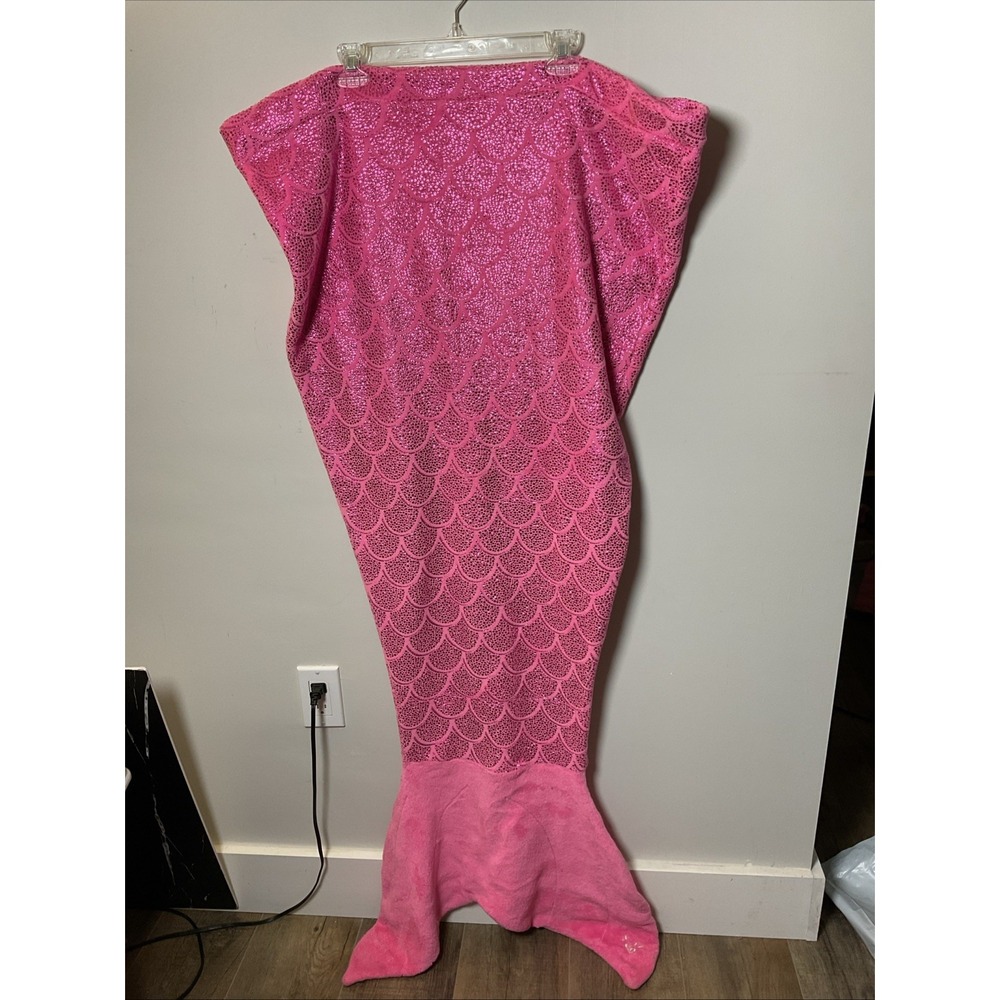 Pink Mermaid Tail Blanket, Justice, Girls, One Size